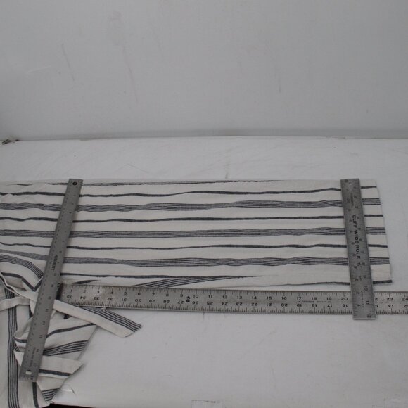 Marine Layer Pants Womens Small Wide Leg Tie Waist Striped Hemp Lyocell Blend - Picture 10 of 10